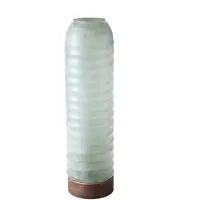 Ptmd collection PTMD Vaas Yana - 12x12x42 cm - Glas - Groen