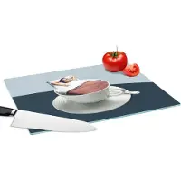 KitchenYeah Glazen Snijplank - 39x28 - Vrouw - Koffie - Vintage - Snijplanken Glas
