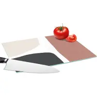 KitchenYeah Glazen Snijplank - 28x20 - Pastel - Abstract - Design - Snijplanken Glas