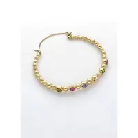 Notre-V Dames Sieraden Bangle Stone Multi - Goudkleurig - Maat ONESIZE