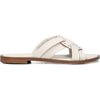 Stefano lauran Dames Slippers 24003 - Wit - Maat 38