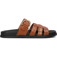 Notre-V Dames Slippers 227105 - Cognac - Maat 37