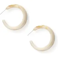 Notre-V Dames Sieraden Earring Resin Big - Goudkleurig - Maat ONESIZE