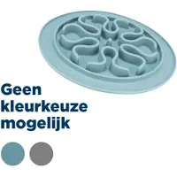Trixie voermat slow feed silicone assorti - 24x24 cm - Hondenvoer