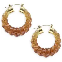 Notre-V Dames Sieraden Earring Bubbles - Bruin - Maat ONESIZE