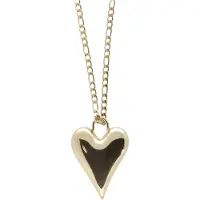 Notre-V Dames Sieraden Necklace Big Heart 1 - Goudkleurig - Maat ONESIZE