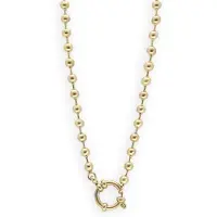 Notre-V Dames Sieraden Necklace Gold Dots - Goudkleurig - Maat ONESIZE