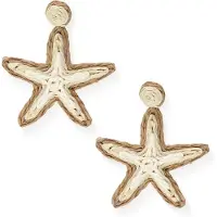 Notre-V Dames Sieraden Earring Sea Star - Beige - Maat ONESIZE