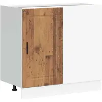 vidaXL Onderkast Porto bewerkt hout oud houtkleurig