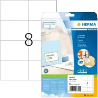 Herma PREMIUM etiketten, A4, 105 x 74 mm, wit, permanent hechtend - 4 stuks