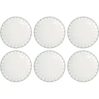 Villeroy & Boch Bord Fleur Vert Ø26,5cm (6 delig)