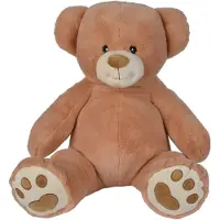 Nicotoy Beer RECYCLED - Speelgoed - 66 cm - Pluche - Bruin- Alle leeftijden - Knuffel
