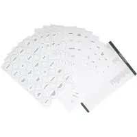 XIVADA Stickers kruidenpotjes - Kruiden labels - Nederlands - Wit