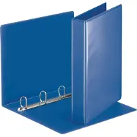 Esselte personaliseerbare ringmap, rug van 5,1 cm, 4 D-ringen van 30 mm, blauw - 3 stuks