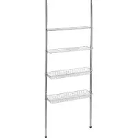 Wenko Badkamerrekje Ellera telescooprek 2 legplanken, 2 manden