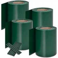 Juskys PVC Privacystrips - 4 stuks - Groen