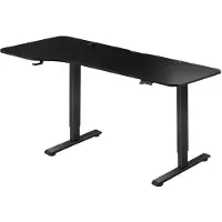Juskys Elektrisch Verstelbaar Bureau / Sta Zit Bureau - 160 x 75 cm - Zwart