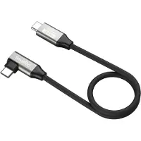 SmallRig 5075 USB-C Data Cable (Straight to Angled, 35cm / 13.8in) (40Gbps + 240W + 8K)