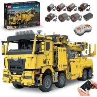 Mould King - 17028 Technische App & Rc Gemotoriseerde Fire Rescue Truck Model Assemblage in Originele Doos is compatibel met het bekende merk.