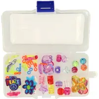 Loom band accesoires kit, 55dlg.