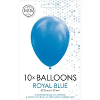 Globos Nordic Ballonnen koninklijk blauw, 30cm, 10st.