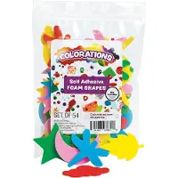 Colorations zelfklevende foam vormen, 54st.