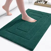BOTC Badmat - Antislip - 80x50cm - Absorberende Badmat - Douchemat - Toiletmat - Groente