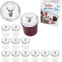 MamboCat Set van 12 bekers 350 ml To 82 Alois Hirsch deksel incl. receptenboekje