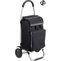 Equivera Boodschappentrolley met Koelvak - Boodschappentrolley - Boodschappen Trolley - Boodschappentrolleys