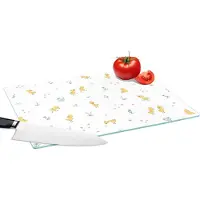 KitchenYeah Glazen Snijplank - 39x28 - Eend - Baby - Dieren - Snijplanken Glas