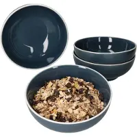 MamboCat Set van 4 kommen Linus Blauw - 403947