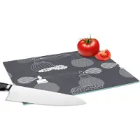 KitchenYeah Glazen Snijplank - 28x20 - Parfum - Ketting - Design - Snijplanken Glas