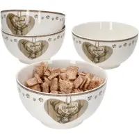 MamboCat Set van 4 Country Heart graankommen - 407761