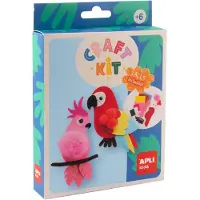 APLI Kids knutselset vilten papegaaien creatief speelgoed.