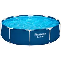 Bestway Steel Pro Zwembad Rond 3.05 m x 76 cm - Inclusief filterpomp