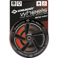 MTS Sportartikel Kick Scooter Stepwiel 200mm Zwart set van 2 stuks