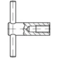 Toolcraft 137861 Knevelmoer M16 DIN 6305 Staal Gebruineerd 1 stuk(s)