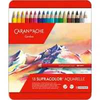 Caran d'Ache kleurpotloden - Supracolor Soft Aquarel - 18 stuks