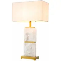 Eichholtz Tafellamp Newton L Antique Brass Finish Incl Shade