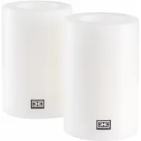 Eichholtz Kunstkaars Ø 10 x H. 15 cm White (Set van 2)