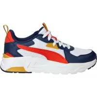 Puma Trinity Lite kinder sneakers blauw rood maat 38