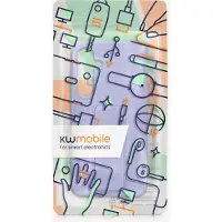 Kwmobile back cover voor smartphone - geschikt voor Samsung Galaxy S25 Plus - 1x beschermhoesje van kunststof - In lavendel