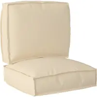 vidaXL Pallet Kussen Set 2 pcs Beige Oxford Stof
