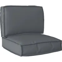 vidaXL Pallet Kussen Set Oxford Stof Antraciet 60 x 60 x 52 cm
