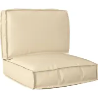 vidaXL Pallet Kussen Set Oxford Stof Beige 60 x 60 x 52 cm