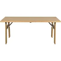 Zuiver Avenue Tuintafel/ Picknicktafel Opklapbaar 180x79 cm Naturel/ Bruin