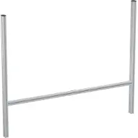 Treston Montageprofiel voor QuatreX, ESD-geleidend, B 1489 x D 55 x H 1200, lichtgrijs RAL 7035