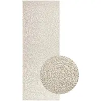 vidaXL Vloerkleed ZIZUR room binnen en buiten 80x200 cm jute look