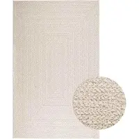 vidaXL Vloerkleed ZIZUR room binnen en buiten 160x230 cm jute look
