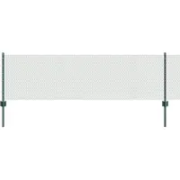 vidaXL zeshoekig gaasgek met palen 50 x 0,6 m PVC-Coated Staal Groen